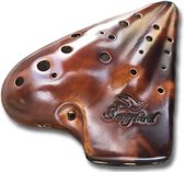 Songbird Harmony Triple Ocarina - Ceramic - C Major + Songbook