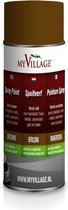 4 stuks Spuitverf bruin 150ml