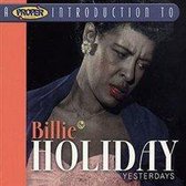 Proper Introduction To Billie Holiday: Yesterdays