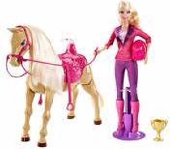Barbie & paard Tawny - Barbiepop | bol.com
