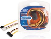 Bandridge BCL9801 SATA 6 Go / s câble combiné de données + alimentation (1,0 m)