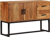 Ladekast  Acacia hout dressoir Sidetafel Bijzettafel 115x30x70 cm / schoenenkast / dressoir kast / gangkast schoenen kast / wandkast / commode kast / opbergkast