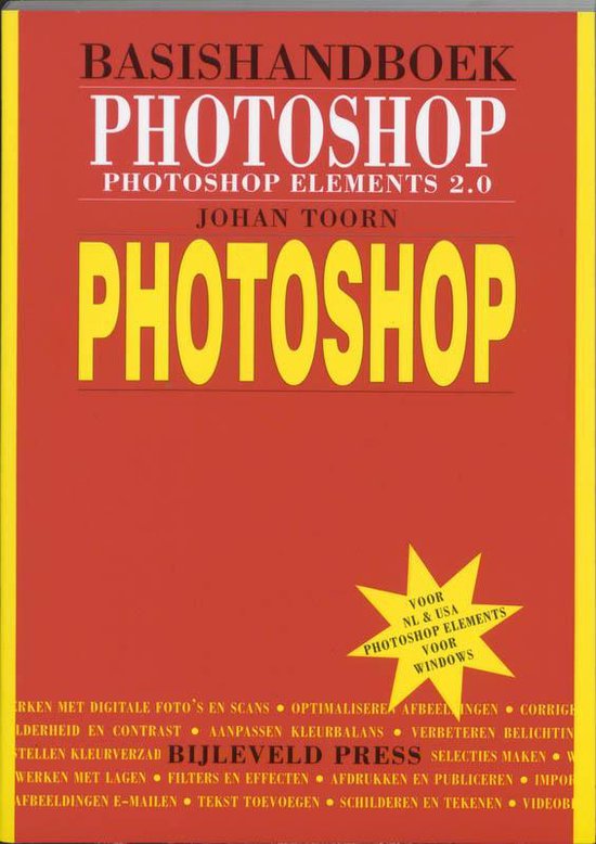 Cover van het boek 'Basishandboek Photoshop'