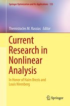 Springer Optimization and Its Applications 135 - Current Research in Nonlinear Analysis
