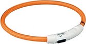 Halsband lichtgevend USB oranje (7 MMX65 CM)- Trixie