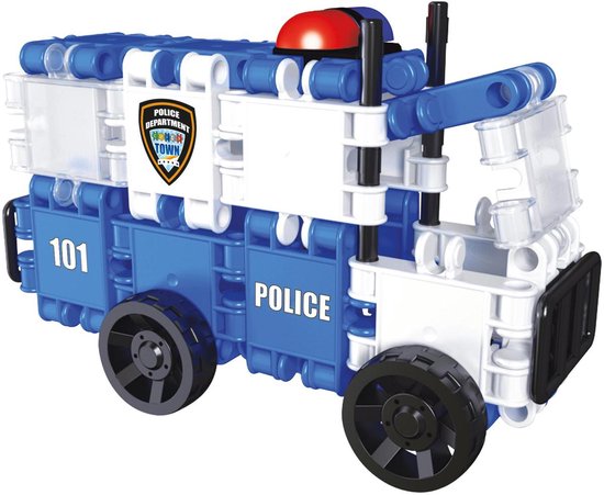 Clics Hero Squad Politie Box 8 in 1 - Constructie blokken