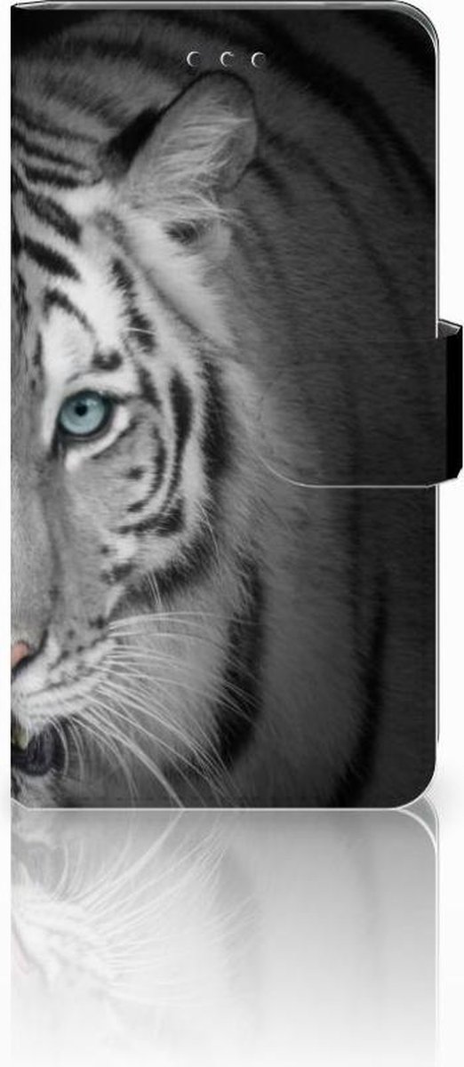Boekhoesje voor Nokia 7 Telefoonhoesje met Pasjes Tijger
