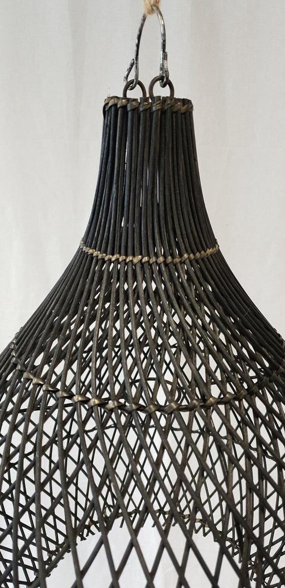 Rotan zwart lamp BaliGoeds