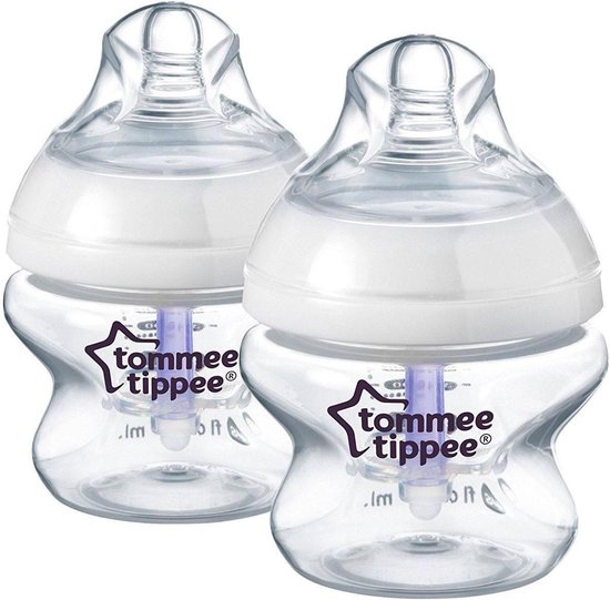 Babyflesje - Tommee Tippee Closer to Nature Anti-Koliek Zuigfles x2 (150ml)