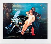 Jan Kruis - Poster Avondstemming - Harley Davidson