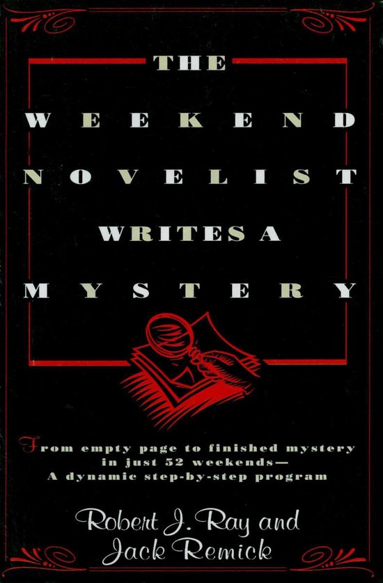 The Weekend Novelist Writes a Mystery - cover