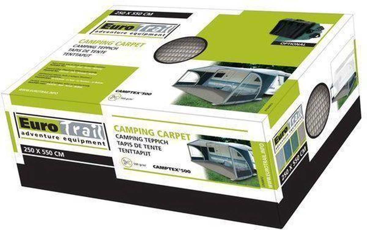 Eurotrail Camptex tentcarpet - 250*450cm- Blauw