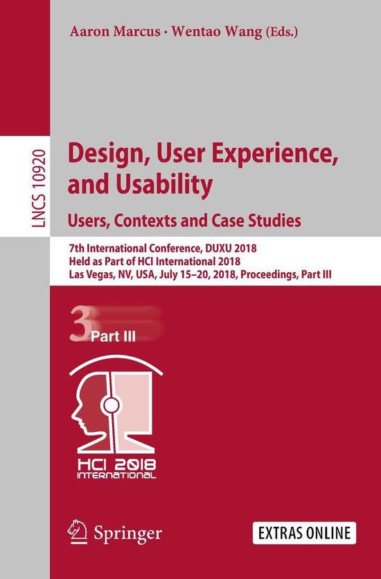Springer Nature Proceedings Computer Science 3 - Design, Use ... - cover