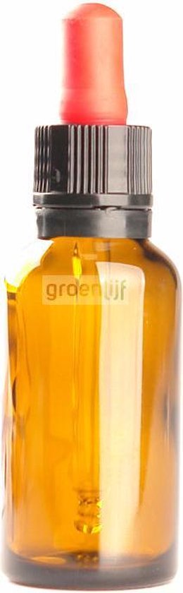 thumbnail: Pipetflesje 30ml Wit Glas + Zilveren Pipet Druppelaar - Luxe