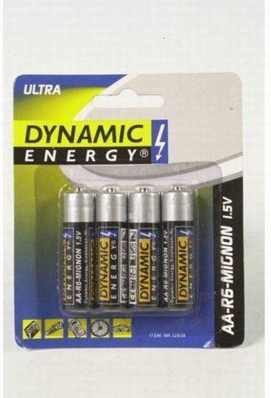 Dynamic Batterij aa r6 ultra set van 4 stuks | bol.com