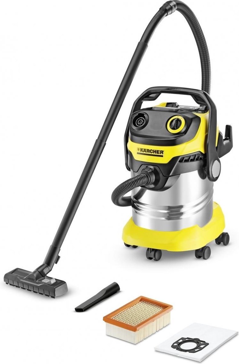 K rcher WD 5 Premium Alleszuiger - blaasfunctie - rvs reservoir - 25l - 1100w