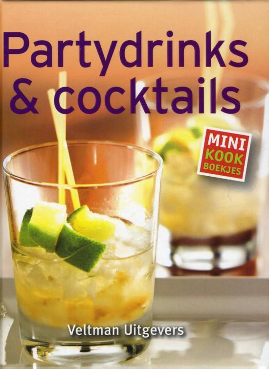 Cover van het boek 'Partydrinks & cocktails' van  Naumann en  Gobel