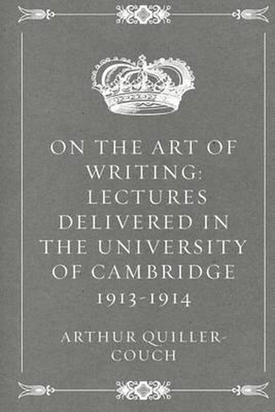 On the Art of Writing - cover