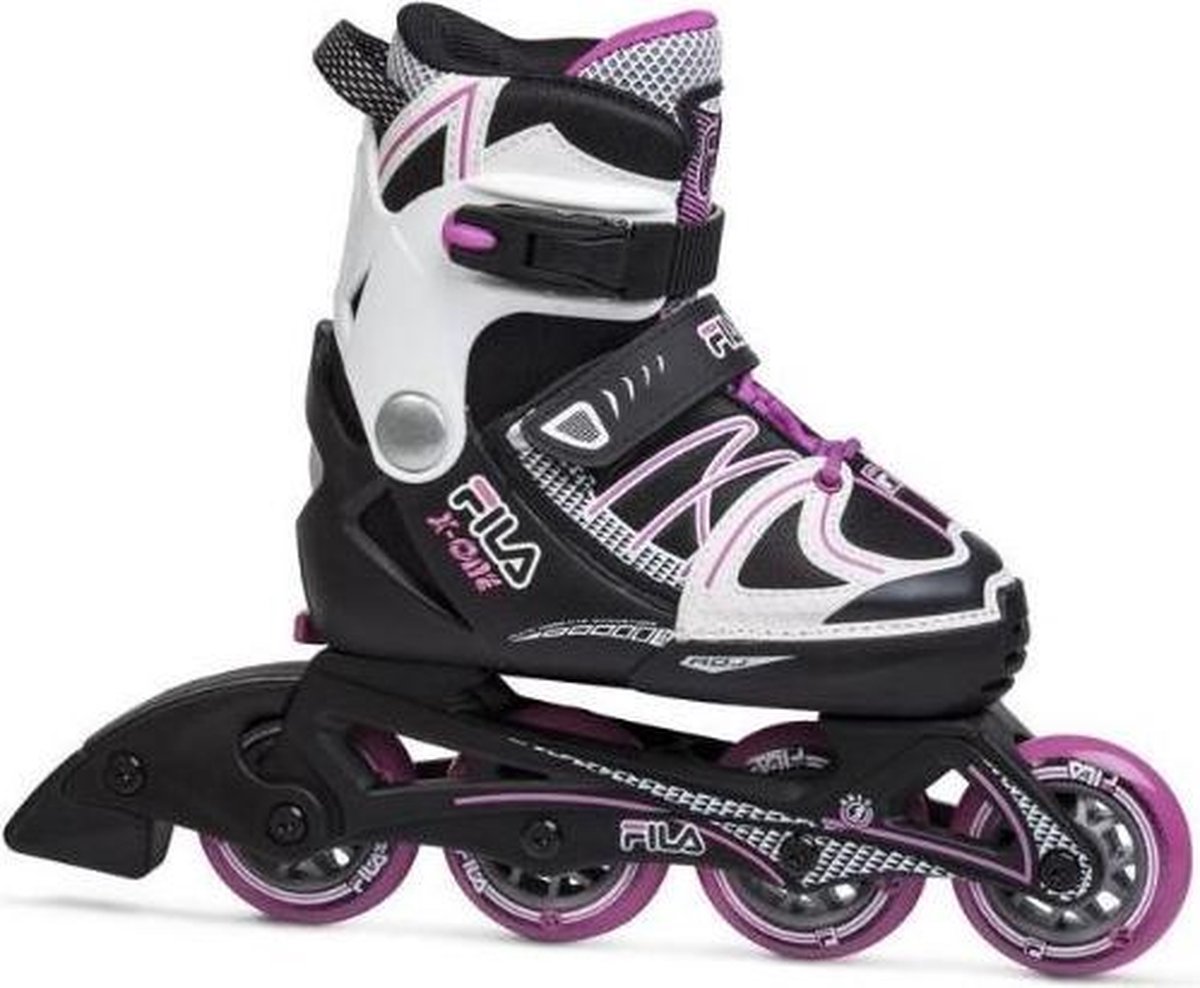 Fila Inline Skates X One Girl Verstelbaar Zwart Wit Mt 35/38