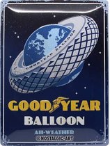 Nostalgic Art Metalen bord Goodyear Balloon