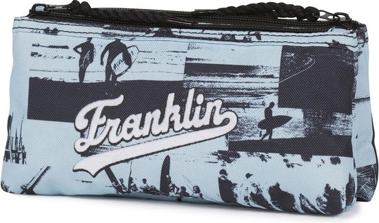 Etui Franklin & Marshall Girls blauw 10x21x6 cm