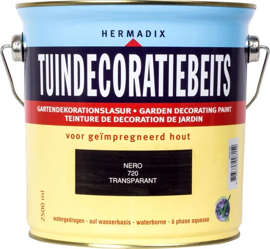 Hermadix Tuindecoratiebeits 720 Nero - 2.5 l