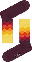 Happy Socks Faded Diamond Anniversary Sokken - Bruin - Maat 41-46