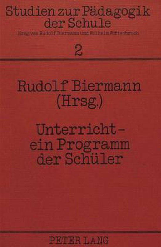Unterricht - Ein Programm Der Schueler - cover