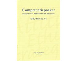 Competentiepocket / Mbo Niveau 3-4
