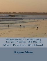 30 Worksheets - Identifying Largest Number of 9 Digits