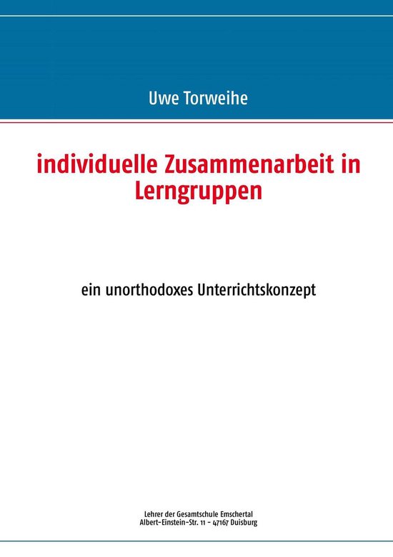individuelle Zusammenarbeit in Lerngruppen - cover