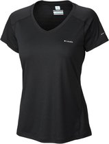 Columbia Zero Rules Short Sleeve Shirt - Black - Dames - Maat L