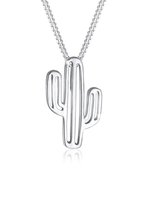 Elli Ketting Cactus Woestijn Boho 925 Sterling Zilver