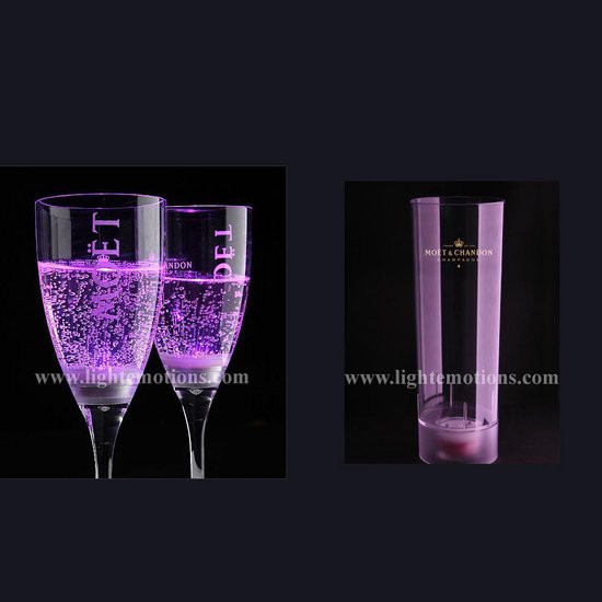 Megatopper Lichtgevende Led Champagneglazen - 6 verschilllende kleuren - 6  stuks | bol.com