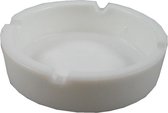 Cendrier en porcelaine blanche - 10 cm - cendriers