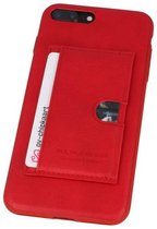 Hardcase Hoesje - Hoesje Geschikt voor iPhone 7 / 8 Plus Rood