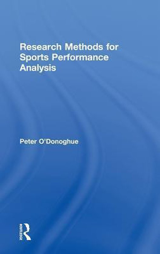 Research Methods For Sports Performance Analysis - cover