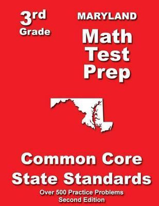Maryland 3rd Grade Math Test Prep - cover