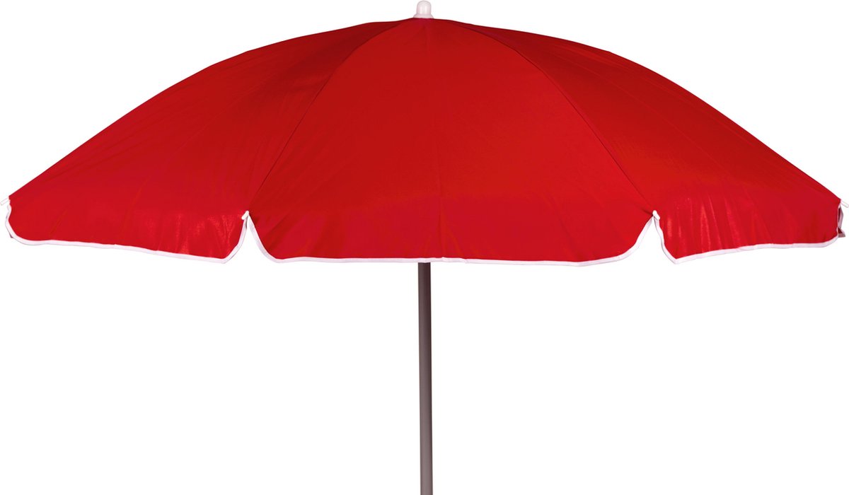Bo-Camp Parasol - Met Knikarm - Ø 165 cm - Rood