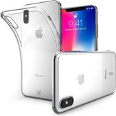 Transparant Siliconen Hoesje geschikt voor Apple iPhone Xs / X - TPU Case van iCall