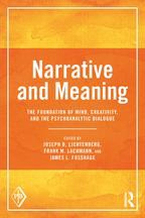 Psychoanalytic Inquiry Book Series - Narrative and Meaning - cover