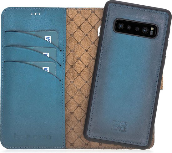 Bouletta Afneembare 2-in-1 BookCase Samsung Galaxy S10 Dark Blue | bol.com