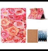 Xssive Boekmodel Hoesje Roze Rozen iPad Air