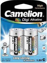 Camelion Digi Alkaline Baby C batterijen - 2 stuks
