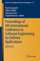 Advances in Intelligent Systems and Computing 422 - Proceedings of 4th International Conference in Software Engineering for Defence Applications