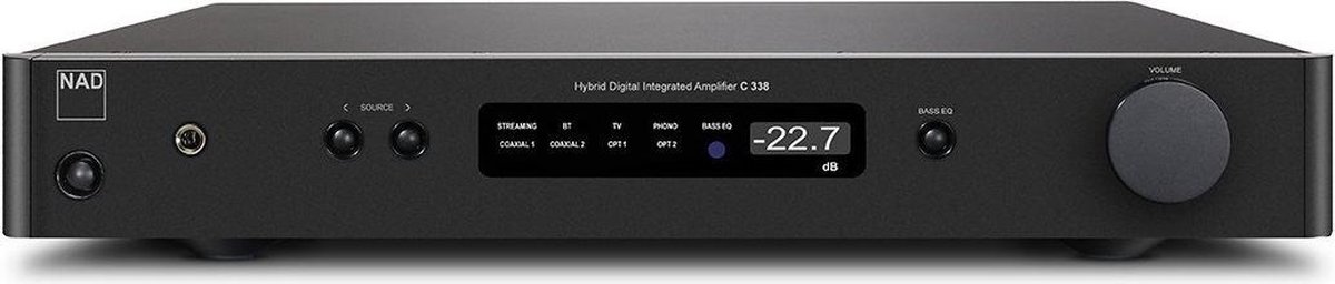 Verlaten rit terrorisme 5703120230474 UPC Nad C 338 Hybrid Digitale Versterker Met Bluetooth En  Chromecast - 2X 50W - Zwart