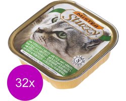 32x Stuzzy Kattenvoer Paté Kalf - Wortel 100 gr