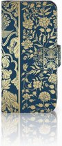 Book Case iPhone 7 | 8 | SE 2020 | SE 2022 Hoesje Golden Flowers