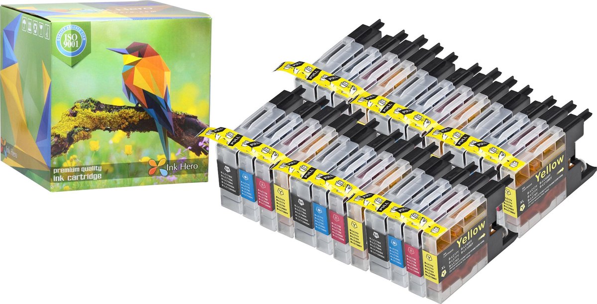 Ink Hero - 24 Pack - Inktcartridge / Alternatief voor de Brother LC1280, MFC-J5910DW, J6510DW, J6710D, J6710DW, J6910DW