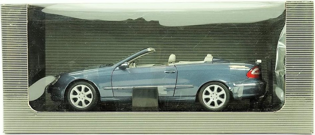 Kyosho Mercedes-Benz CLK Cabrio Blauw 1:18 | bol